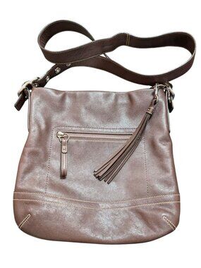 Coach Brown Leather Crossbody Bag With Adjustable Strap F06X-1415